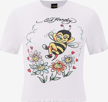 Ed HardyMajica 'Biene' - bijela boja: prednji dio
