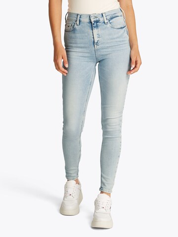 Tommy Jeans Skinny Jeans 'Nora' in Blue: front