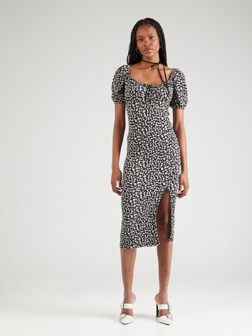 Happiness İstanbul Kleid in Schwarz: Vorderseite