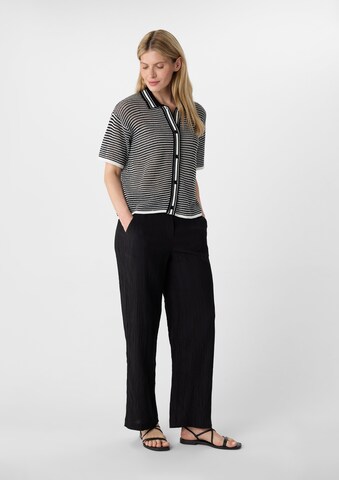 comma casual identity Strickjacke in Schwarz