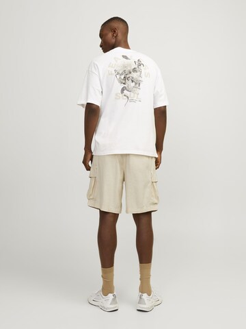 JACK & JONES Loose fit Trousers in Beige