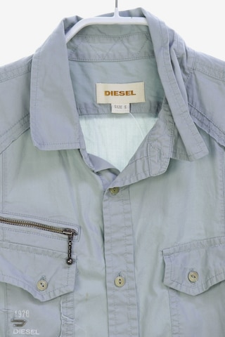 DIESEL Button Up Shirt in S in Grey