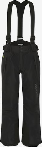 CHIEMSEE Outdoor Pants in Black: front