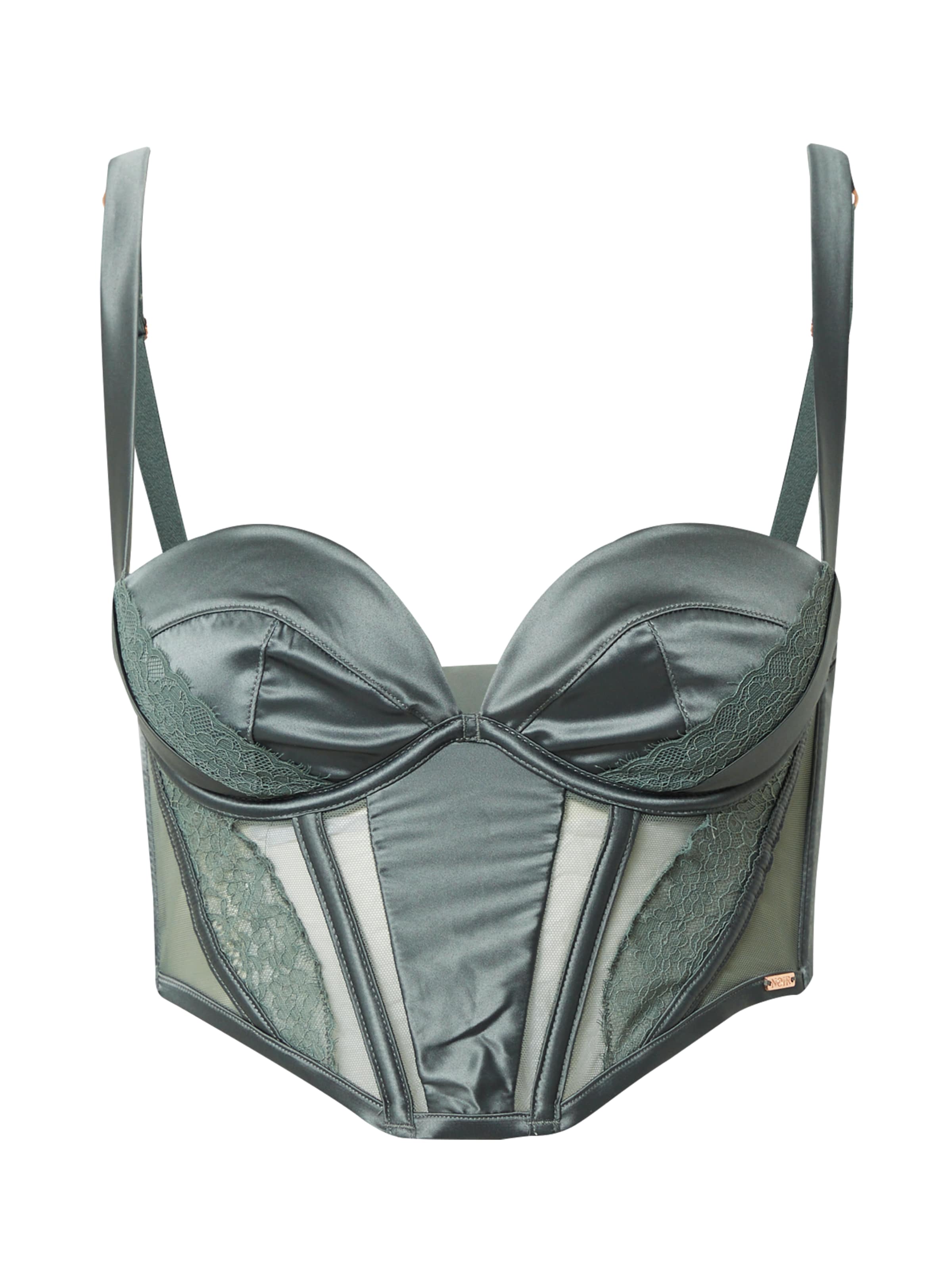Hunkemöller Μπουστάκι Σουτιέν 'Nicole' σε πράσινο: μπροστά