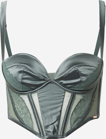 Hunkemöller Bustier BH 'Nicole' in Grün: predná strana