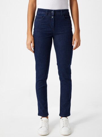 CECIL Slimfit Jeans i blå: framsida