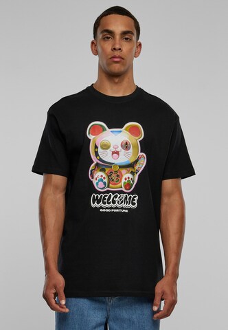 T-Shirt 'Welcome' MT Upscale en noir : devant