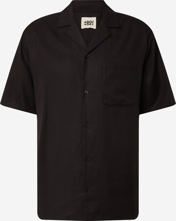 ABOJ ADEJ Regular fit Button Up Shirt 'Tserona' in Black: front