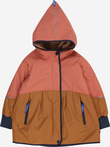 Veste fonctionnelle 'AINA MUKKA' FINKID en marron : devant