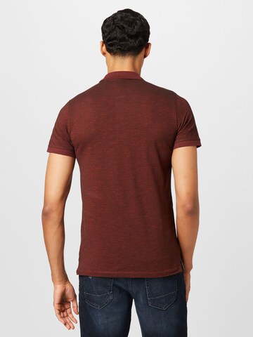 BLEND Poloshirt in Braun