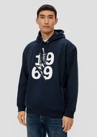 Sweat-shirt s.Oliver en bleu : devant