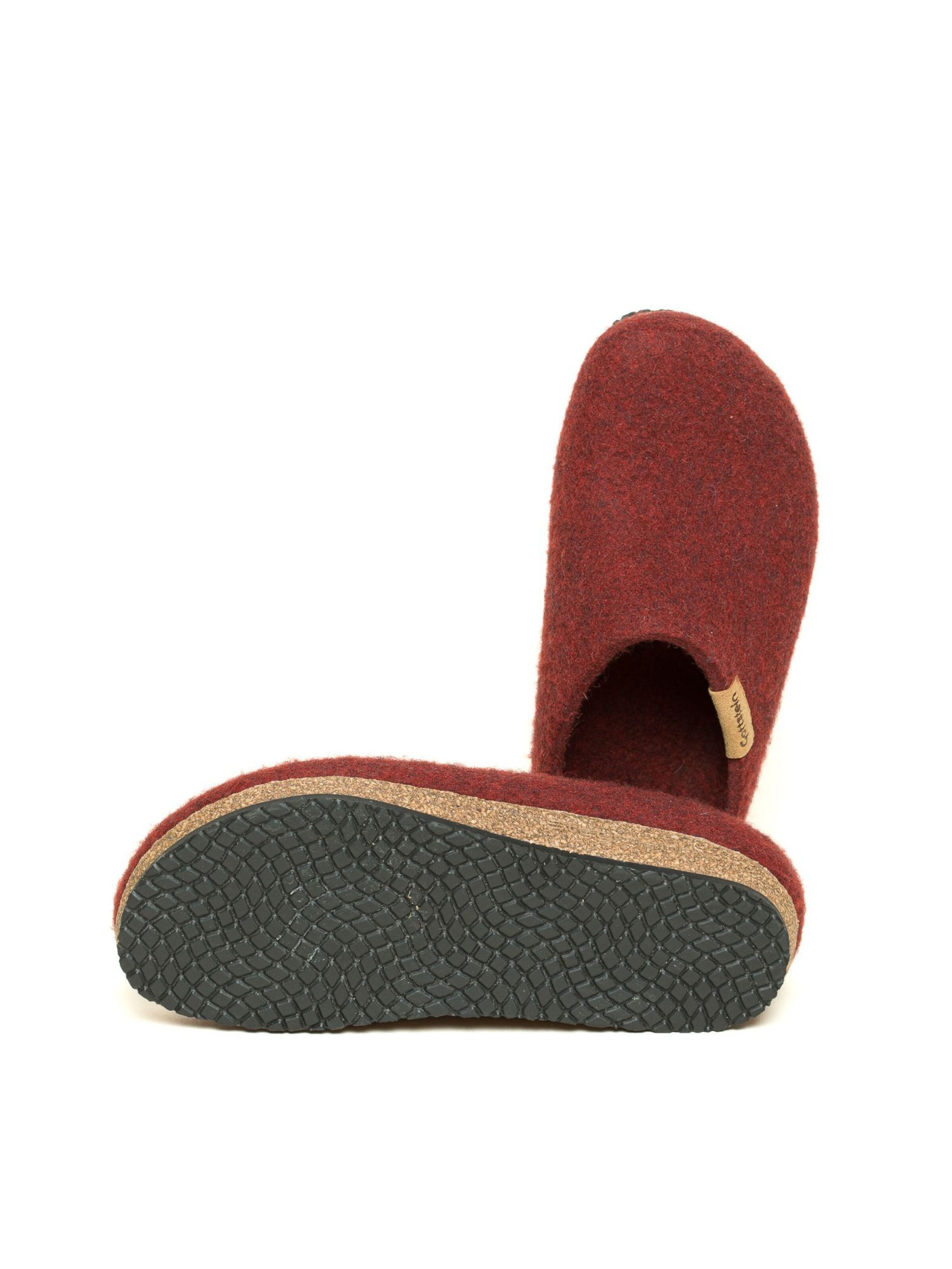 Stegmann Clogs 'Filzclogs Stegmann 208' in Red