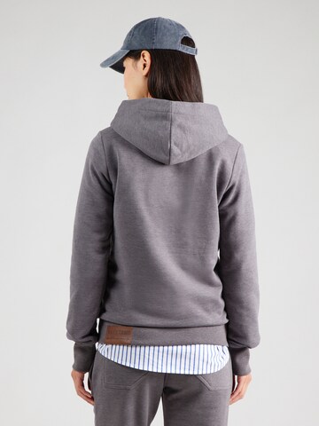 Bluză de molton de la naketano pe gri: spate