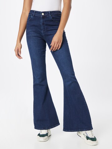 Fabienne Chapot Flared Jeans 'Eva' in Blauw: voorkant