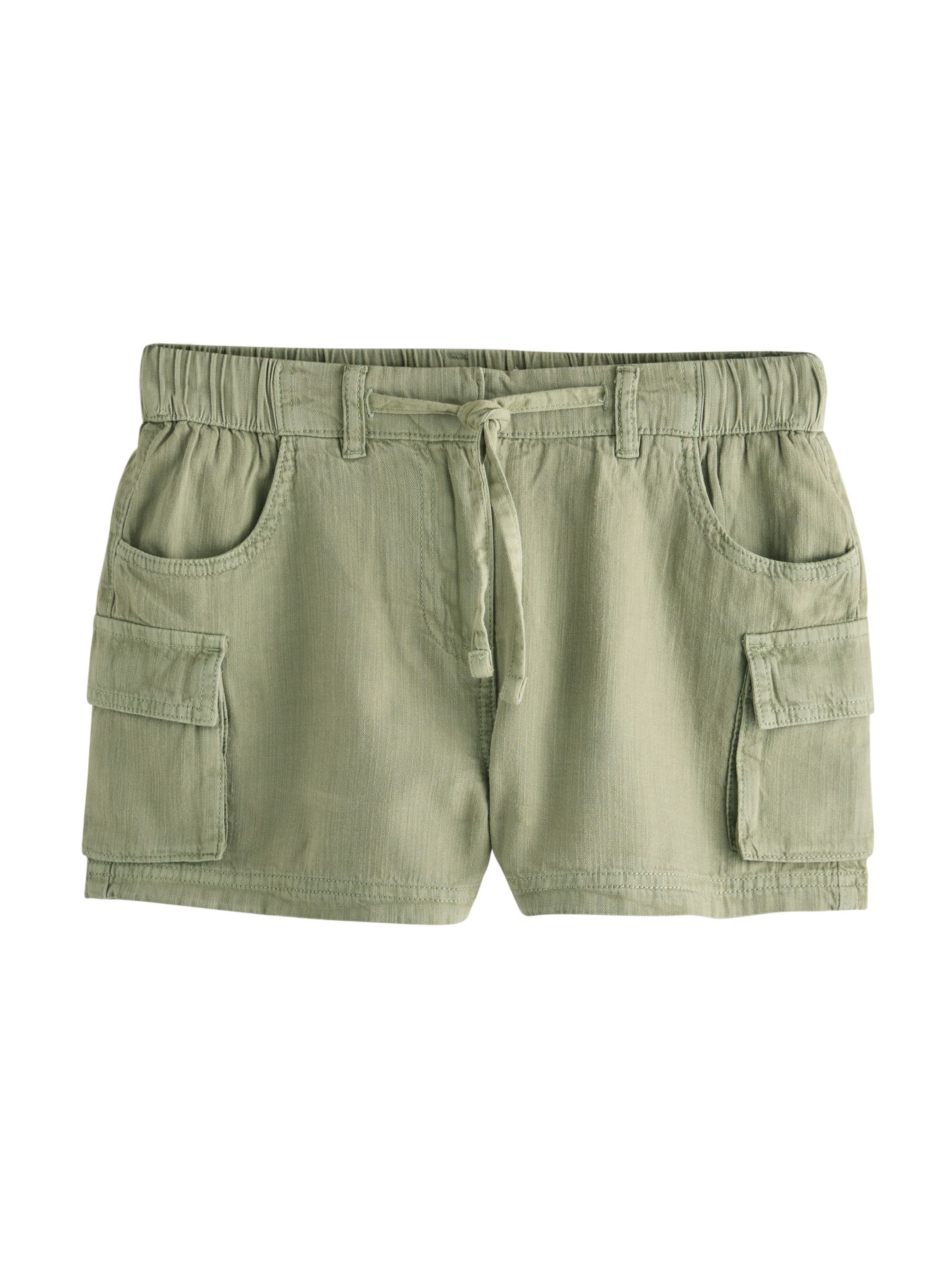 Next - regular Pantalón cargo en verde: frente