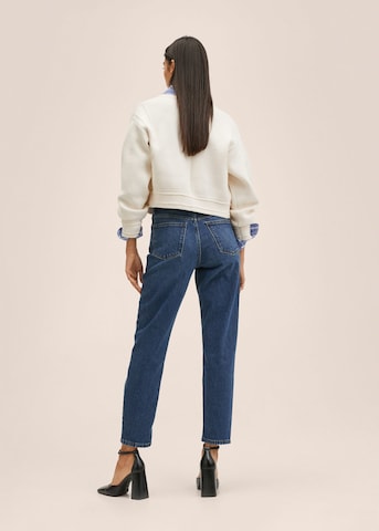 MANGO Regular Jeans 'New Mom' in Blauw