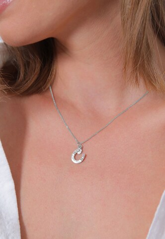 ELLI Necklace 'Kleeblatt' in Silver: front