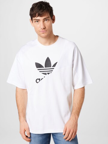 ADIDAS ORIGINALS Shirt in White: front