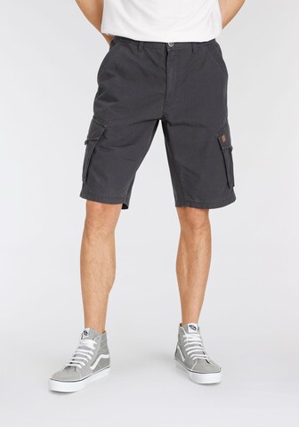 AJC Slim fit Cargo Pants in Grey: front