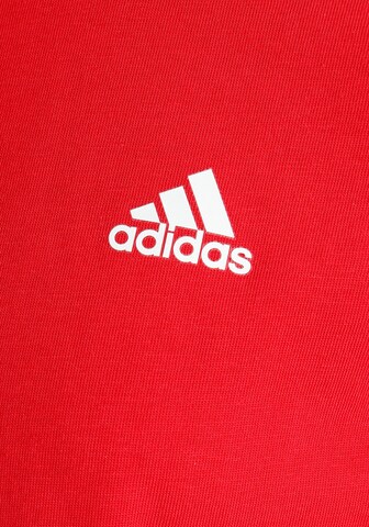 sarkans ADIDAS SPORTSWEAR Sporta krekls 'Essentials Small Logo '