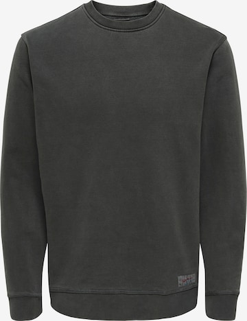 Only & Sons - Sudadera 'ONSBROCK' en negro: frente