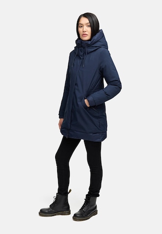 NAVAHOO Wintermantel 'Winterprinzessin' in Blauw