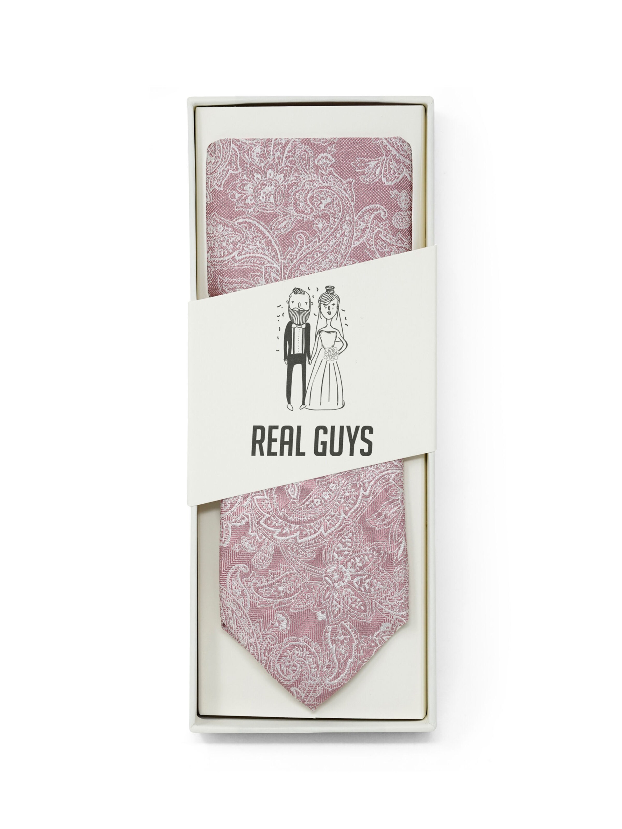 Real Guys Tie in Pink