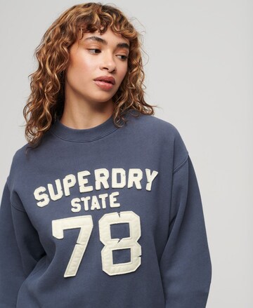 Superdry Sweatshirt i blå