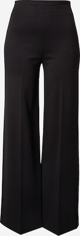 DRYKORN Szeroka nogawka Spodnie w kant 'Before' w kolorze czarny: przód
