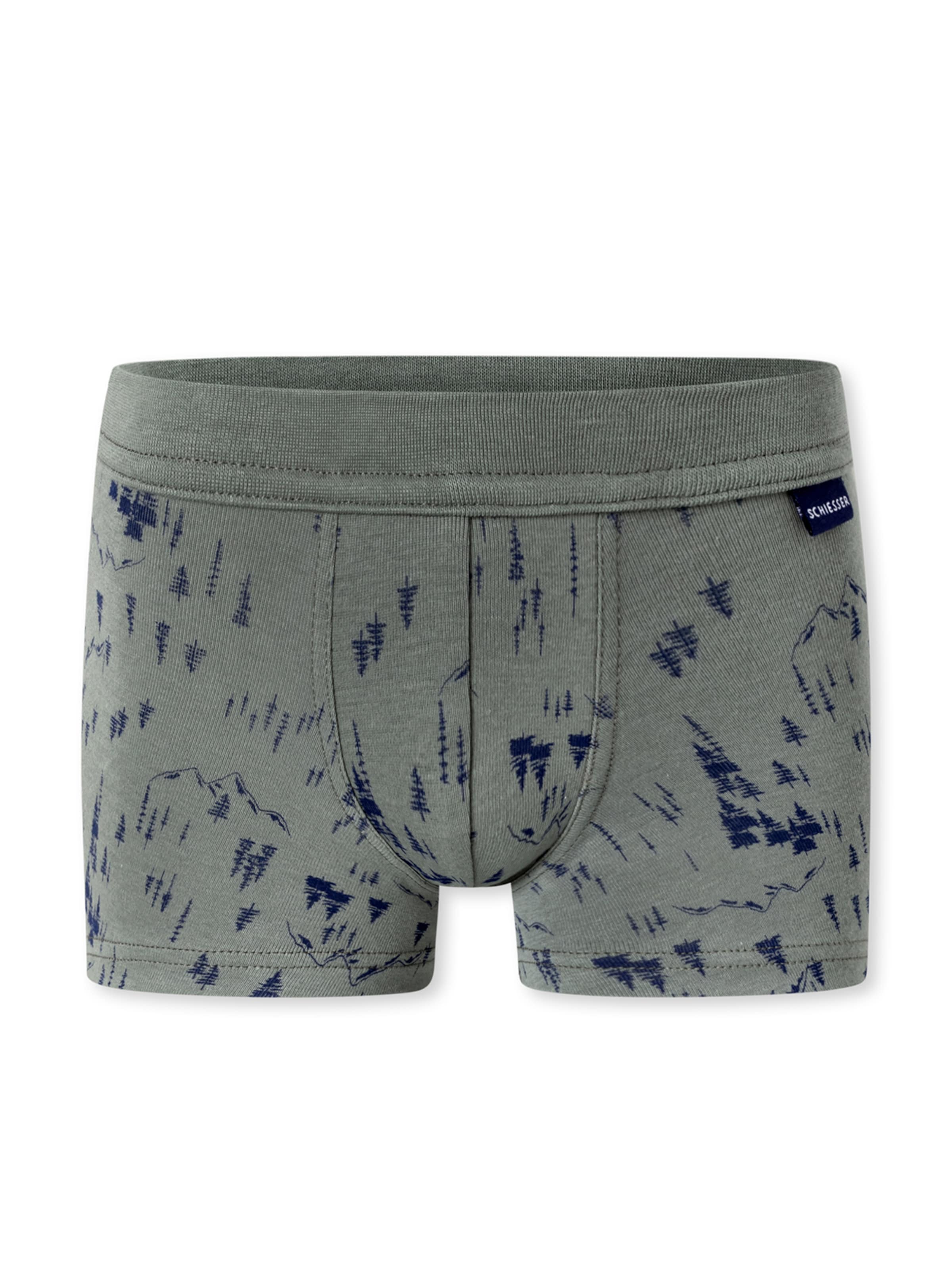 SCHIESSER Underpants ' Fine Rib Multi ' in Blue