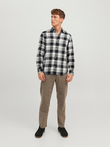 JACK & JONES Comfort Fit Hemd 'JOSHUA' in Weiß