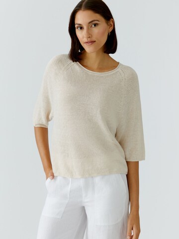 OUI Pullover in Beige: Vorderseite