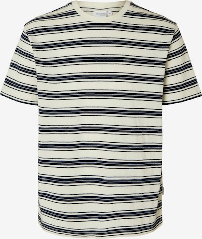 SELECTED HOMME T-Shirt 'RELAX SOLO' in beige / marine, Produktansicht