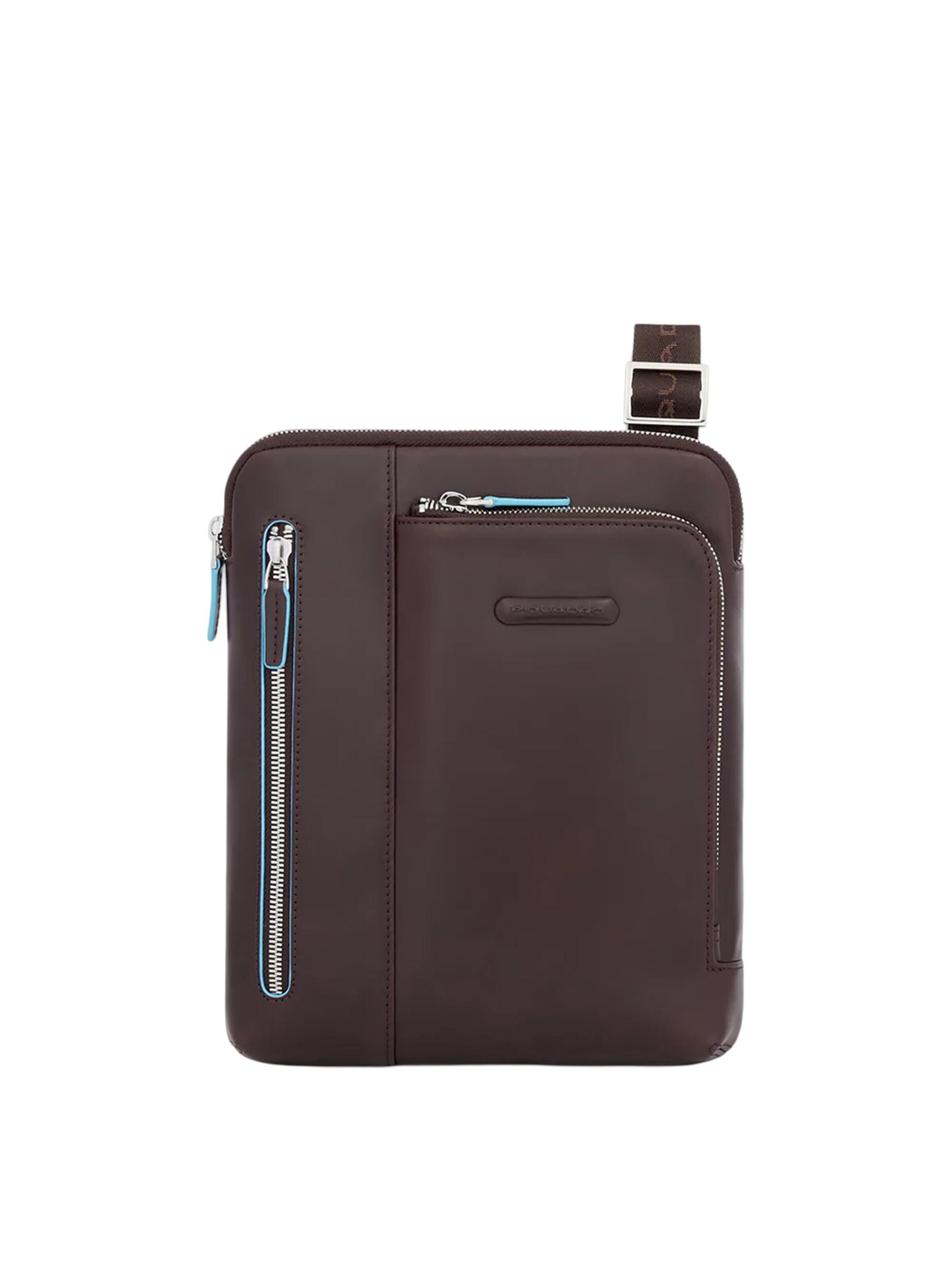 Piquadro - Bolso de hombro en marrón: frente