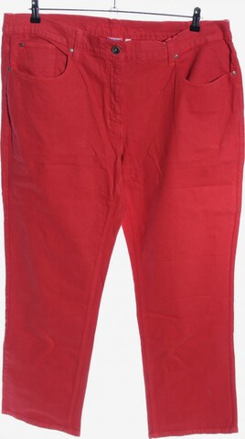 Giada Straight-Leg Jeans in 43-44 in Red: front