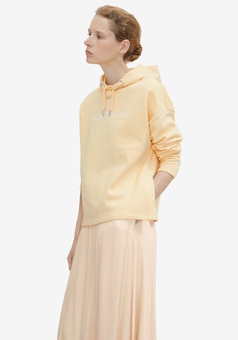 TOM TAILOR Sweatshirt in Yellow