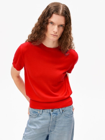 ARMEDANGELS Sweater in Red: front