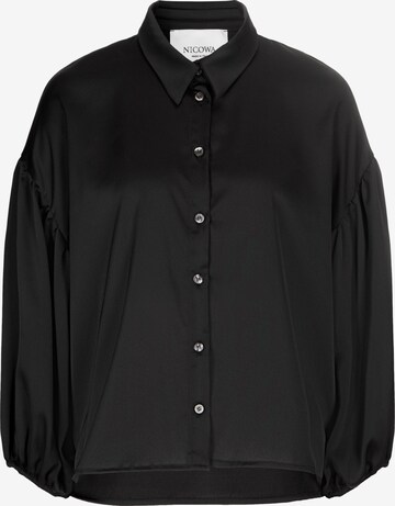 Nicowa Blouse 'Anicano' in Black: front