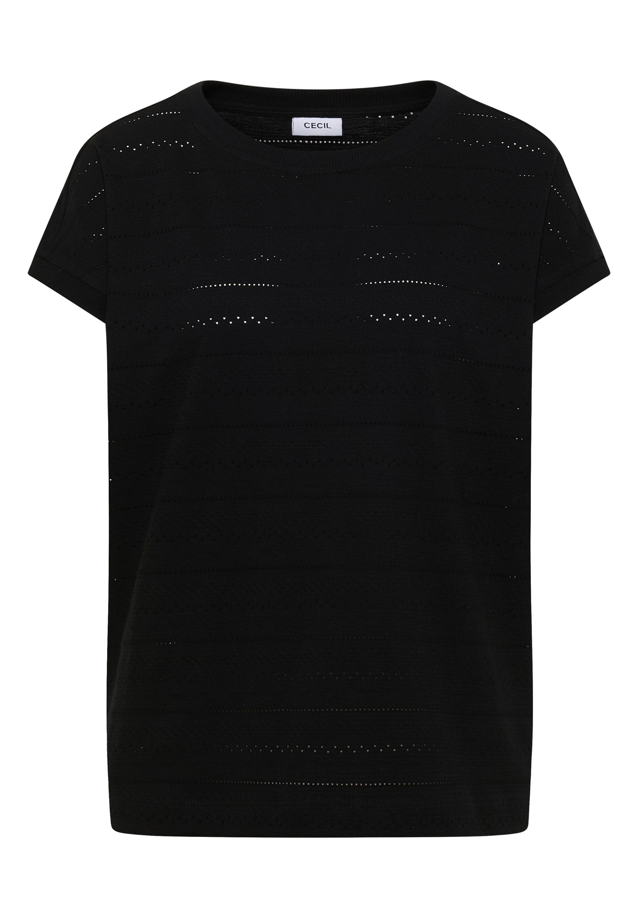 CECIL T-Shirt in Schwarz: Vorderseite