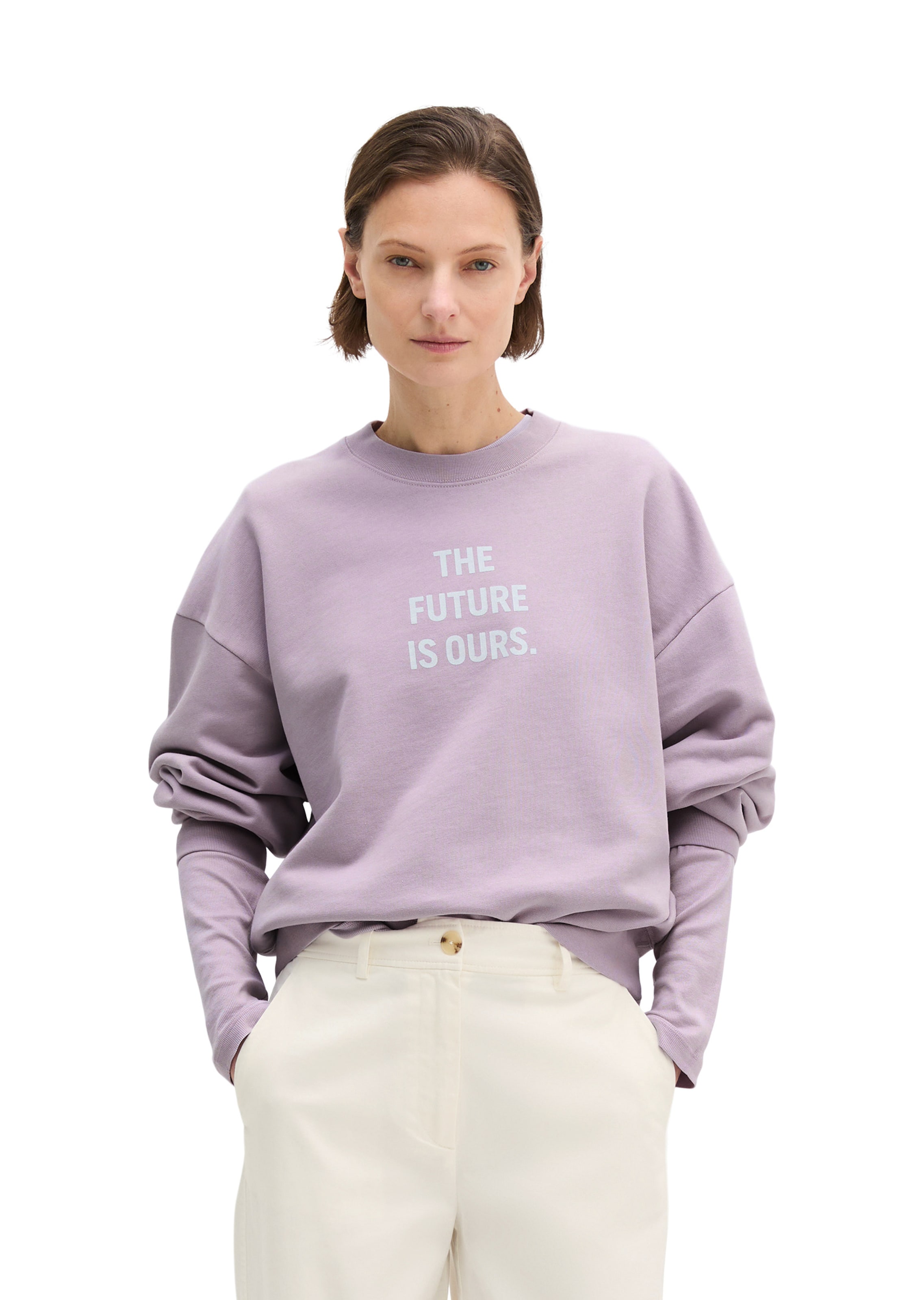 Marc O'Polo Sweatshirt in Lila: Vorderseite