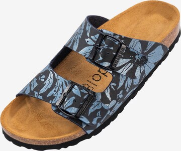 Palado Mules 'Korfu' in Blue: front