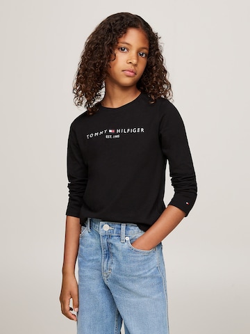 TOMMY HILFIGER Regular Shirt 'Essential' in Schwarz: Vorderseite