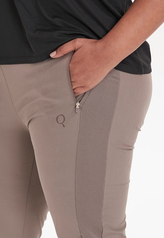 Q by Endurance Slim fit Leggings 'ISABELY' in Beige