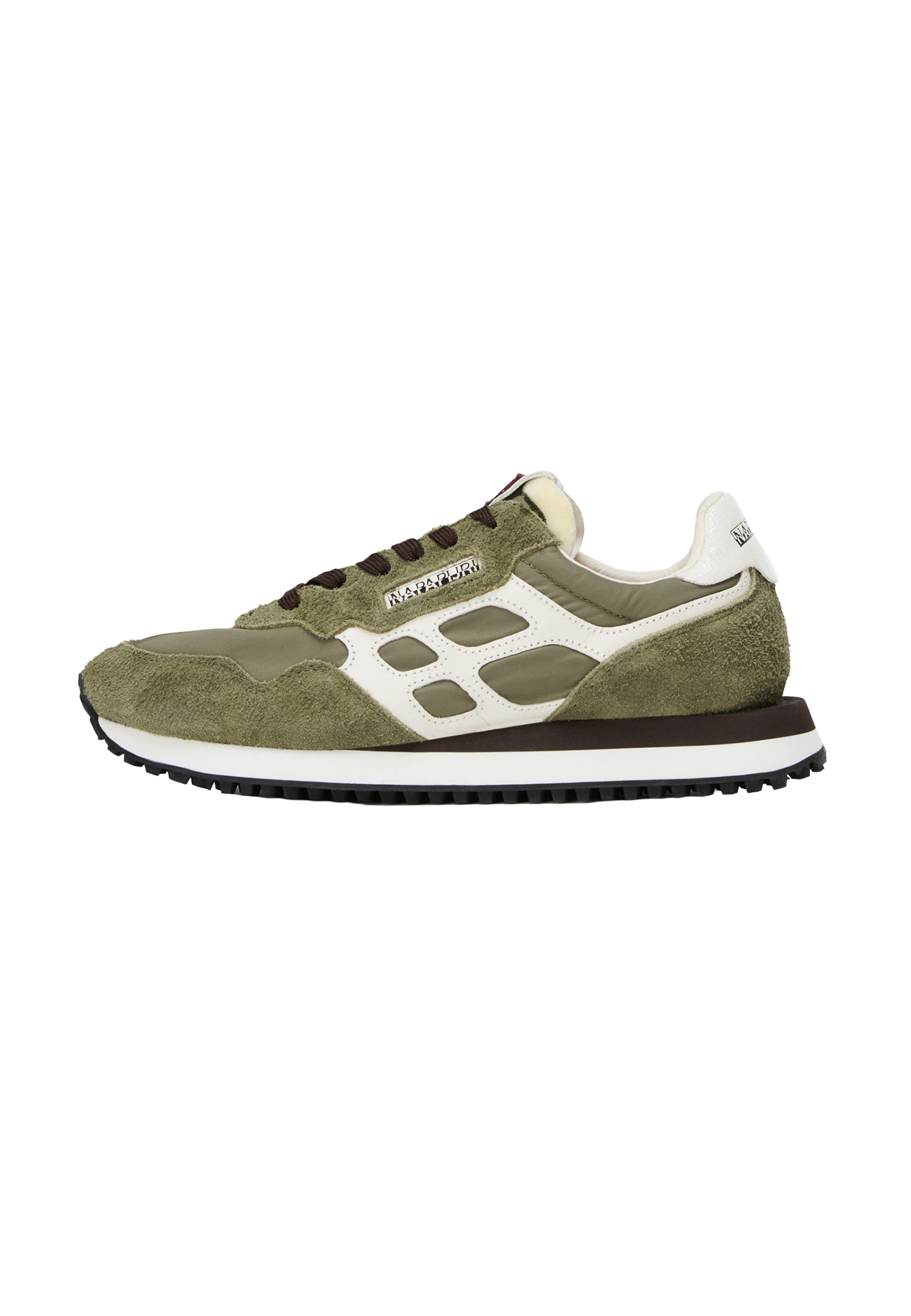 NAPAPIJRI Baskets basses 'ELEMENT' en 40 en vert / blanc, Vue avec produit