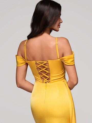 Ombre Evening dress in Yellow