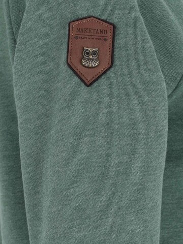 naketano - Sudadera con cremallera 'Brazzo III' en verde
