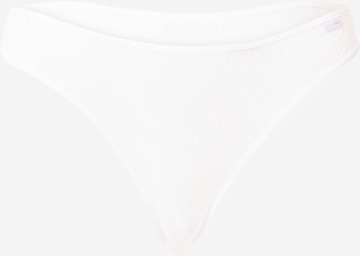 Calvin Klein Underwear Стринг в бяло: отпред
