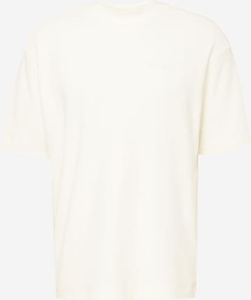 T-Shirt BOSS Orange en blanc : devant