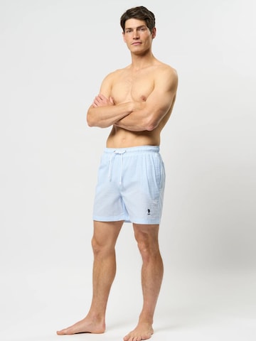 U.S. POLO ASSN. Badeshorts 'Briggs' i blå