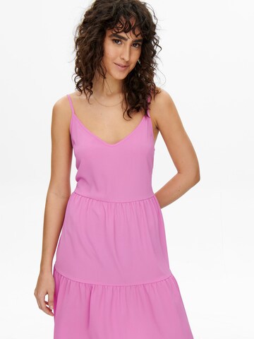 JDY Summer dress 'Piper' in Pink